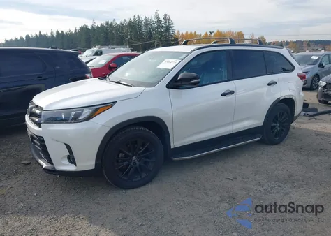2019 Toyota Highlander Se from USA, damaged, VIN 5TDJZRFH6KS977588